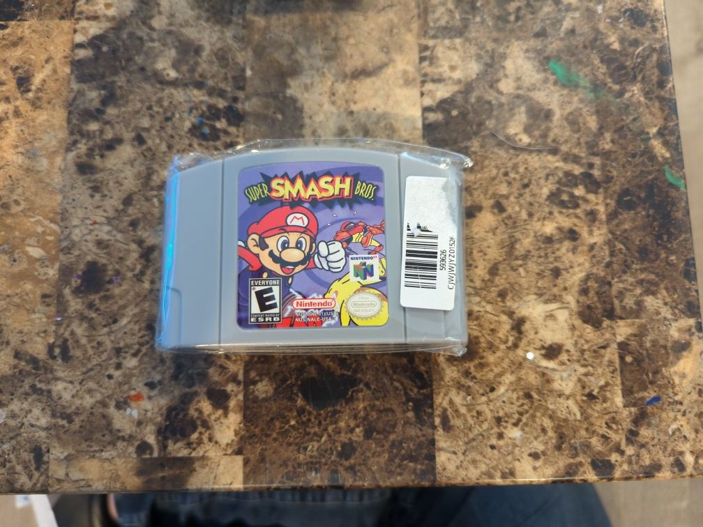 Super Smash bros N64 Cartridge 