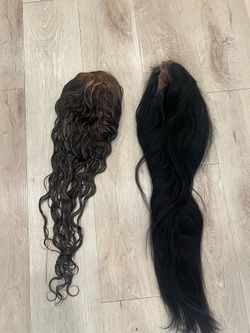2 Human Hair Wigs 28” & 30”