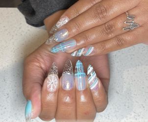 Coachella Gel-x Nails