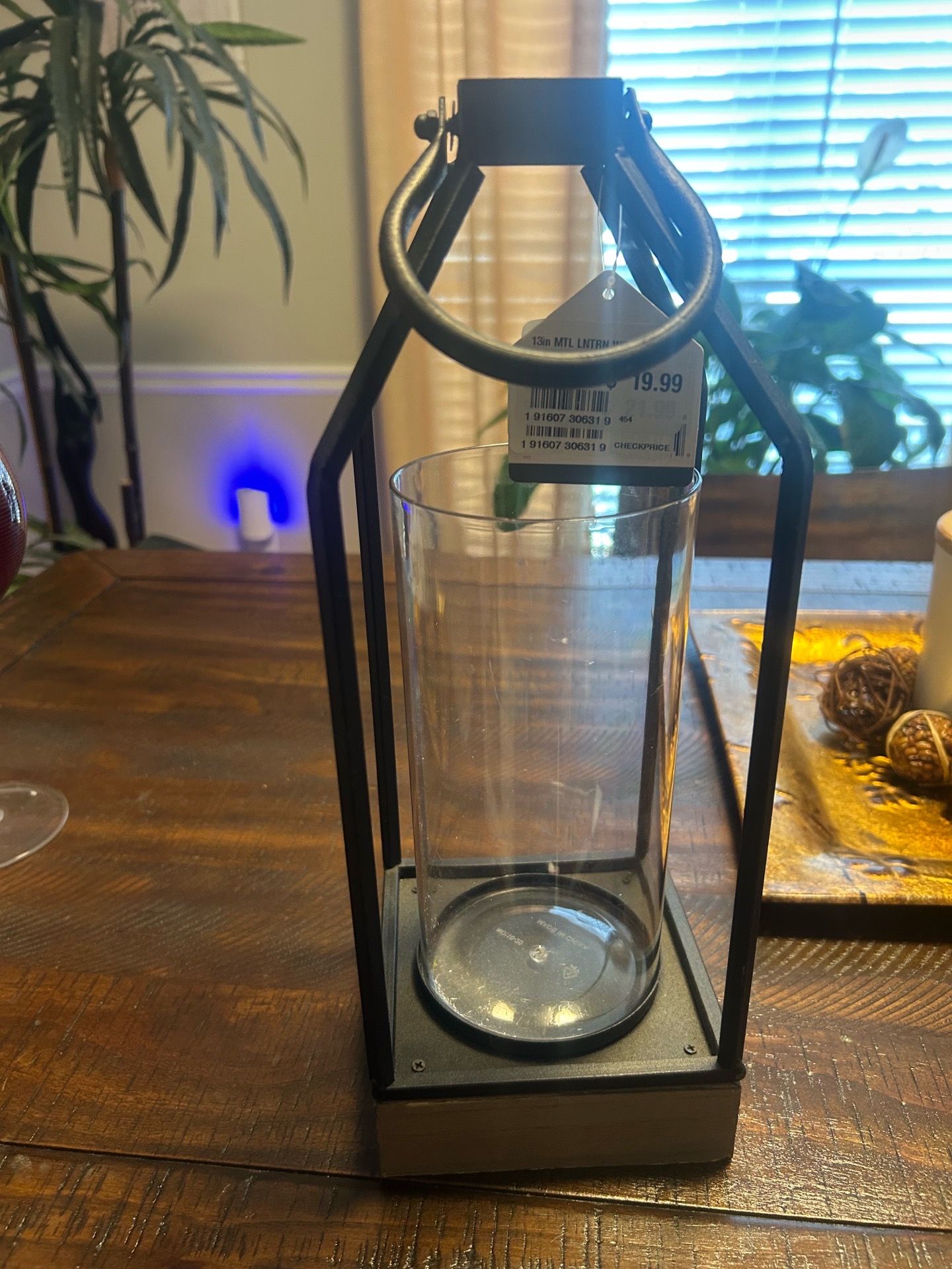 Lantern 13”glass