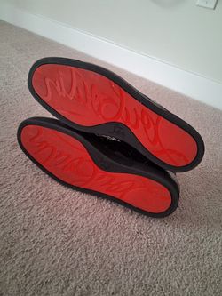 Christian Louboutin Black Sneakers Red Sole