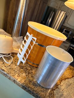 Nostalgia 4-Quart Swirl Cone Ice Cream Maker, Chocolate Brown