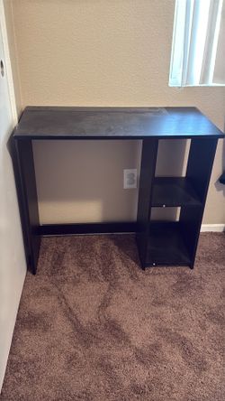 Black desk