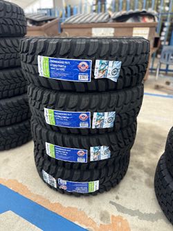 Lt285/75R16 Crosswind Mud terrain 10ply (4) new tires installation and balance