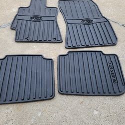 2021-25 Subaru Ascent Factory Rubber Floor Mats