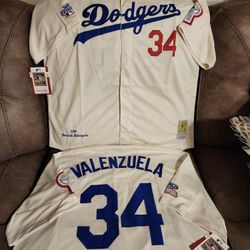 Dodgers Fernando Valenzuela Throwback Jersey 