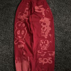 Sp5der Graffiti X Ray Sweat Pants