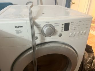 LG stackable electric washer and dryer