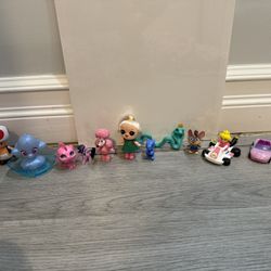Mini Toy Bundle – Mario Kart, Pets, Ponies, LPS, Doll Minis, Cars – Mixed Lot of Figures & Animals