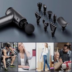 OLsky Massage Gun Deep Tissue, Handheld Electric Muscle Massager, High Intensity
