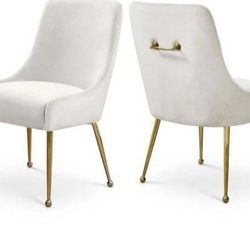 Brand New In The Box Two Piece Accent Chair Wingback Chair White Chairs Ivory Chairs Beige Chairs Brand New In The Box
