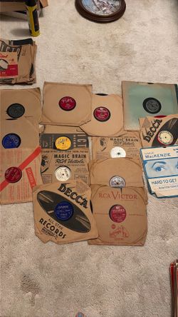 14 vinyl records 40s and 50s