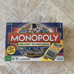 Monopoly Here And Now The World Edition With Electronic Banking Unit -  2008