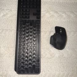Logitech MX Keys Combo Gen 2, Full Size Wireless Keyboard and Wireless Mouse