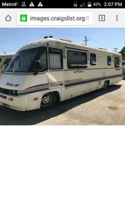 RV motor home must go
