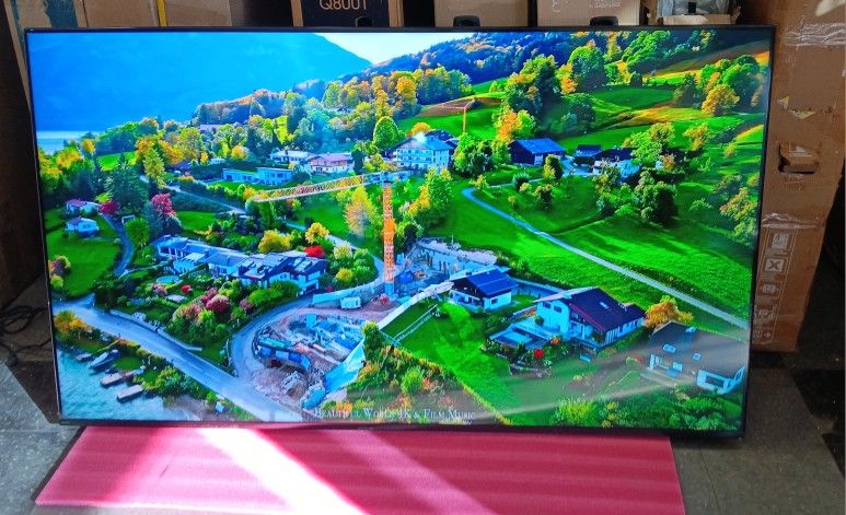 SAMSUNG 85"INCH NEO QLED 4K Q85C ALL ACCESSORIES INCLUDED, OPEN BOX NEVER USED