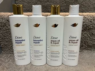 Dove Damage Therapy Shampoo & Conditioner Bundle (4 Pack)