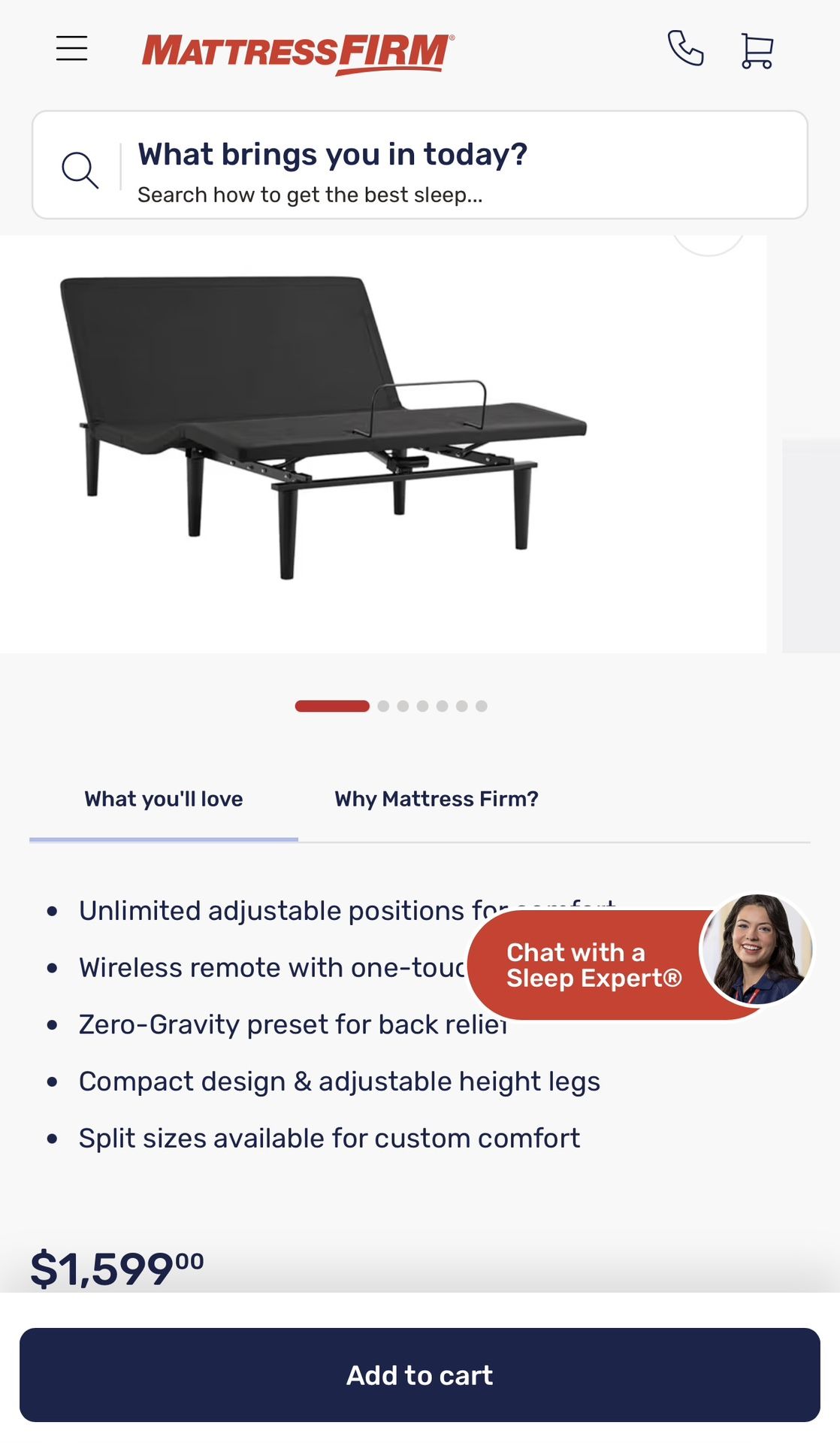 King Adjustable Base