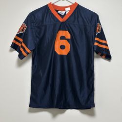 Chicago Bears Jay Cutler #6 NFL Team Apparel Jersey Blue Toddler Size 14-16 XL