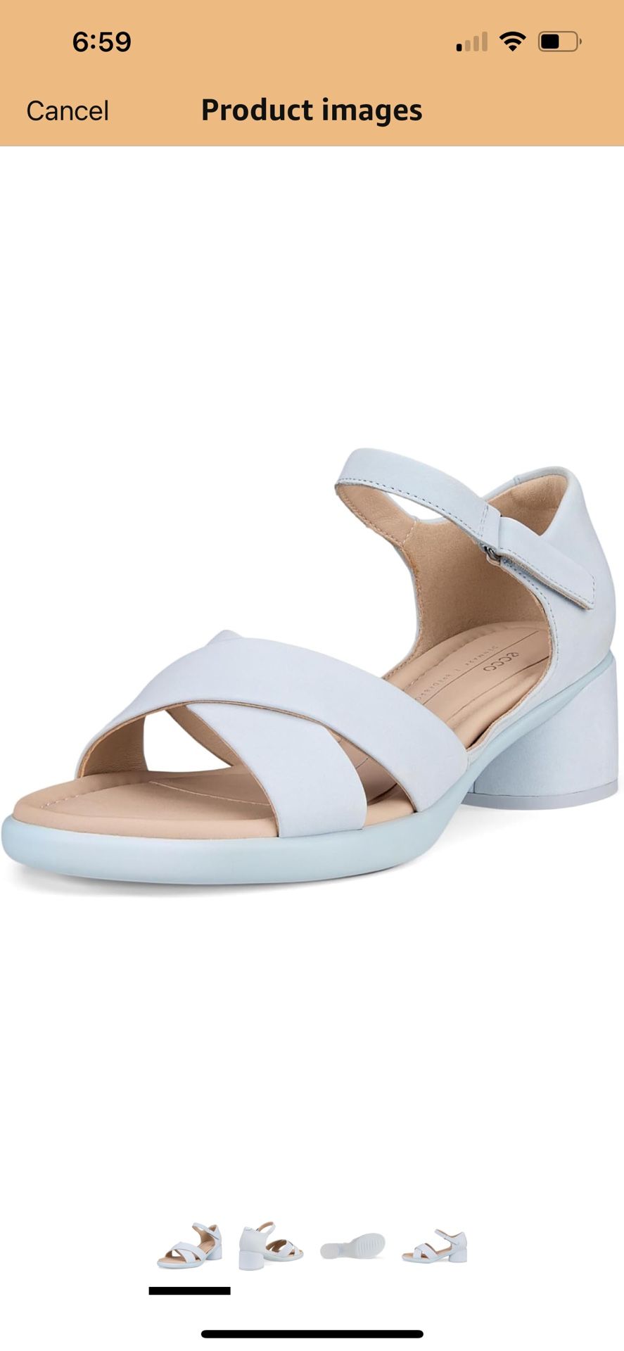 ECCO Women's Sculpted 35 Luxe Ankle Strap Heeled Sanda