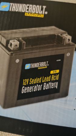 THUNDERBOLT MAGNUM 12V, 160 CCA AGM Battery12V AGM