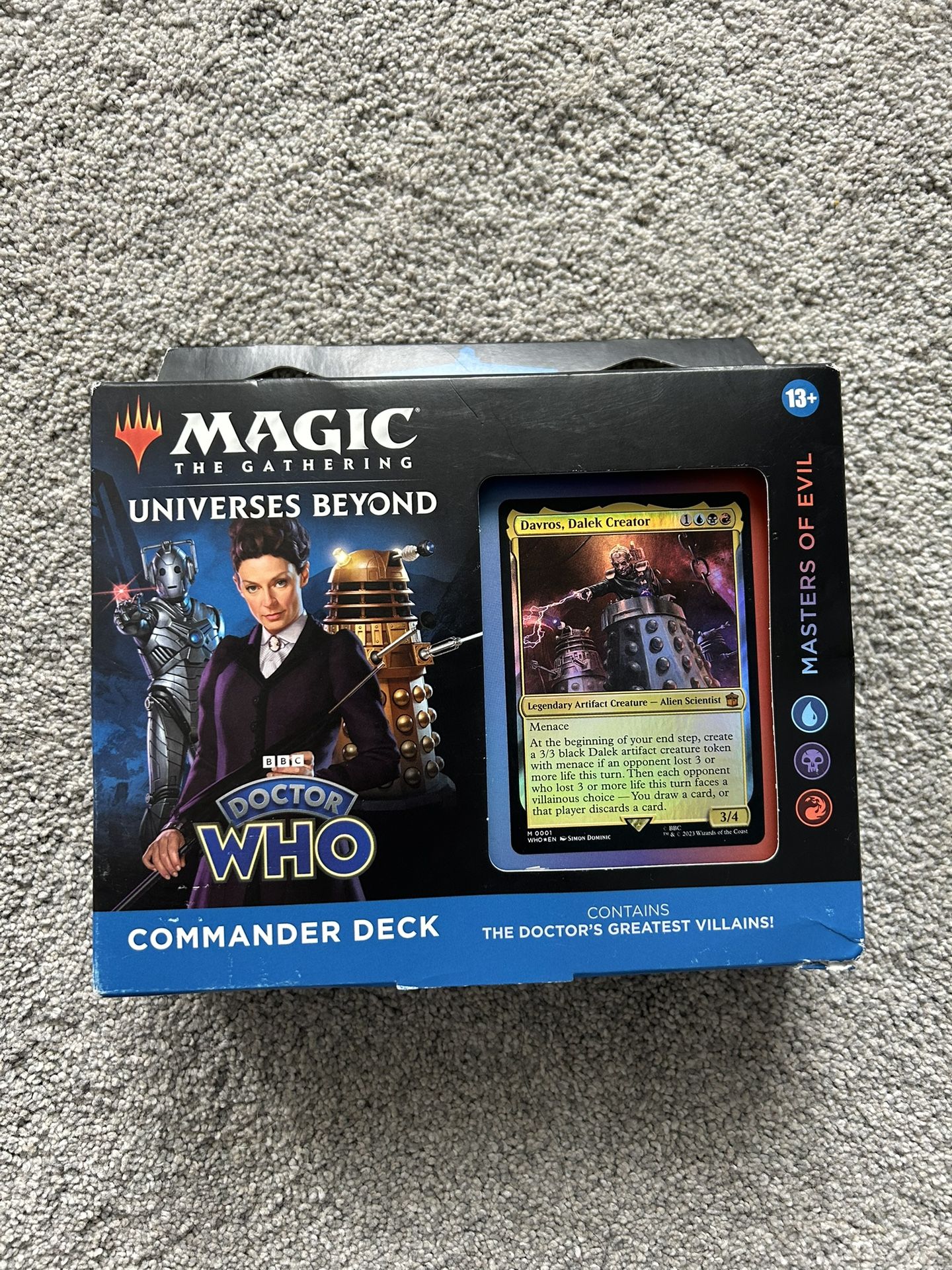 Magic the Gathering Doctor Who Masters of Evil Commanders Deck