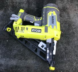 Ryobi cordless airstrike angle finisher nailgun