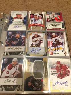 Arizona Coyotes Autographed Jersey Cards