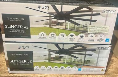 72in Ceiling Fan - Slinger v2