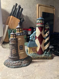 Lighthouse Bookends