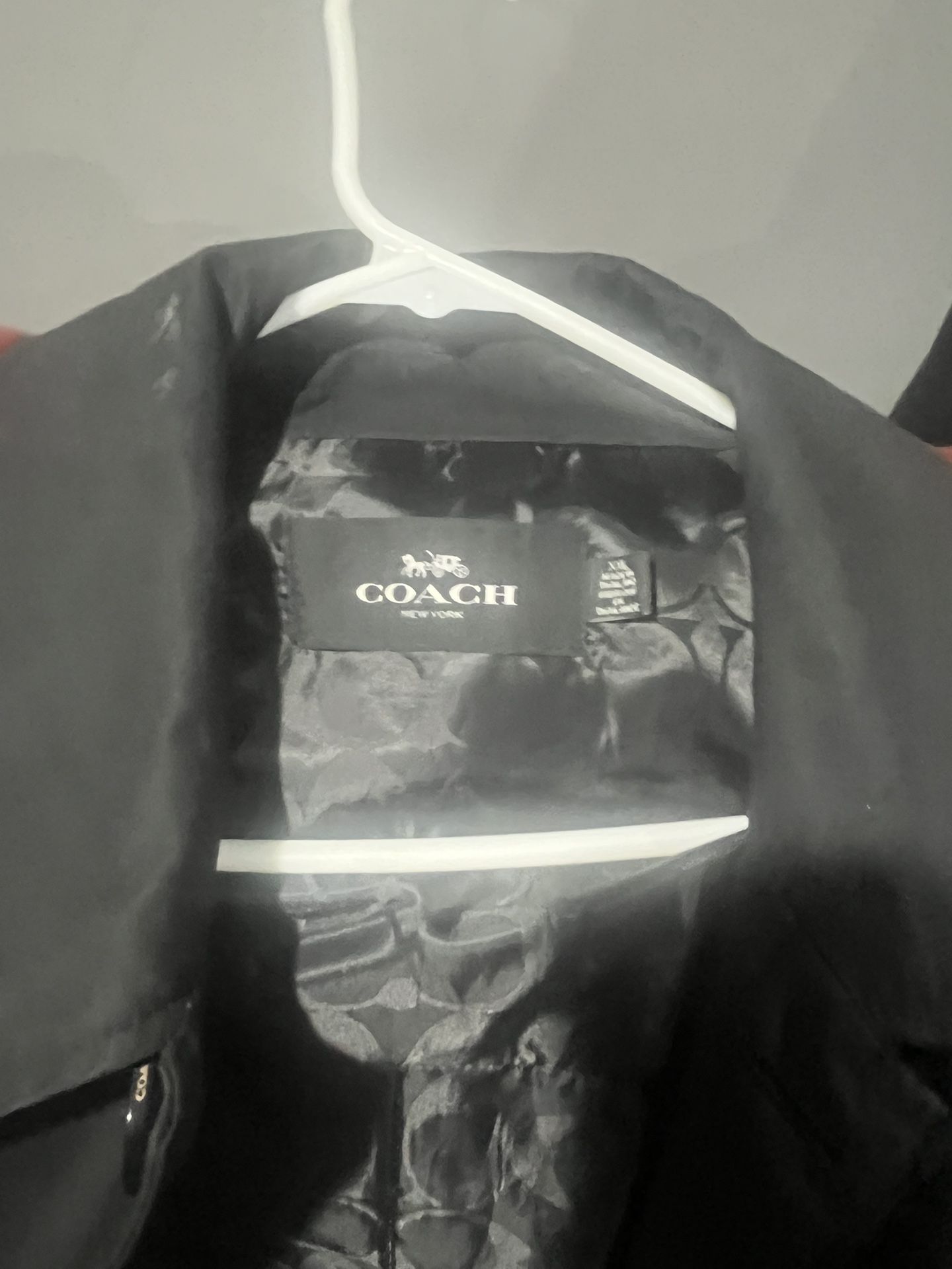Black Coach Trench Jacket
