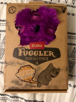 Plush Purple Fuggler 9” Funny Ugly Monster