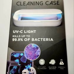 Traxx UV-C Light Device Sanitizer Sterlizer Compact Cleaning Case w/ USB Cord