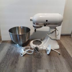 Kitchen Aid Stand Mixer Bowl And Attachments 