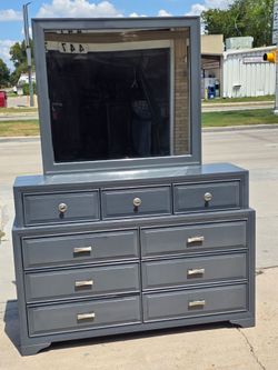 DRESSER WITH MIRROR