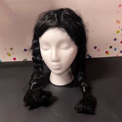 The Addams Family Wednesday Wig