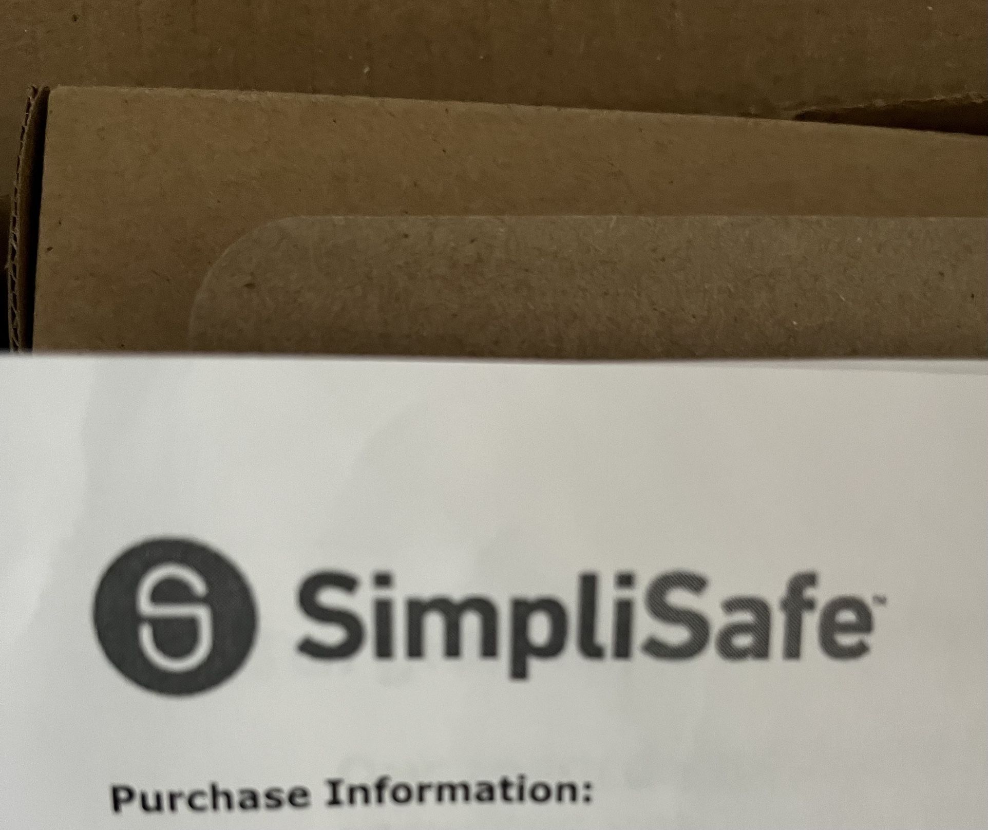 SimpliSafe Equipment