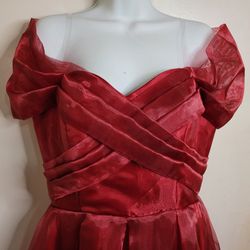 Burgundy Prom/party Dress