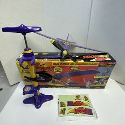 Vintage Air Hogs Real Flying Air Pressure Plane Spin Master 1998 With Box