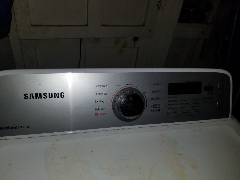Whirlpool washer and samsung dryer