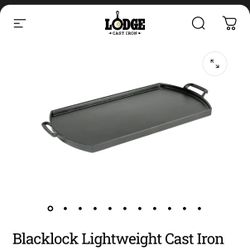 Cast Iron Griddle - Lodge brand, seasoned, for double burner