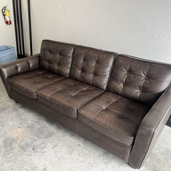 Genuine Leather Couch
