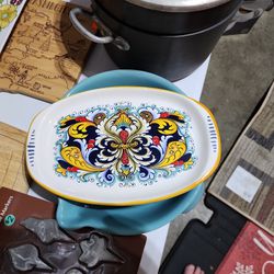 Ceramic Italian Serving Platter (Nova Deruta)