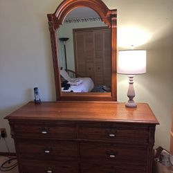 Vintage Dixie Recollections Solid Oak Bedroom set 