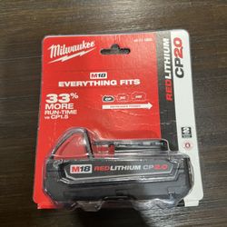 Milwaukee M18 18-Volt 2.0 Ah Lithium-Ion Compact Battery 48-11-1820