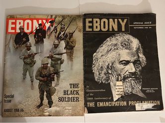 Vintage Ebony Magazine Special Issues Lot of 2