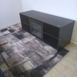 Tv Stand With A Fire Place