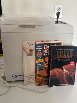 Oster Bread Machine with Recipe Books