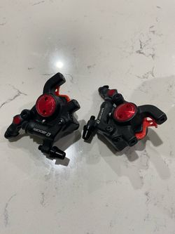 Zoom Hydraulic Disc Brake Calipers Pair Flat Mount