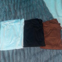 whte,blck,brwn tube top rompers